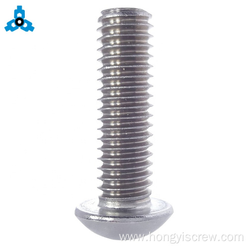 Hex socket full thread button head cap screws